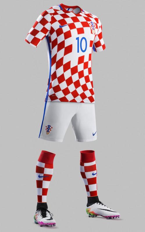 Croatia Home Kit Euro 2016
