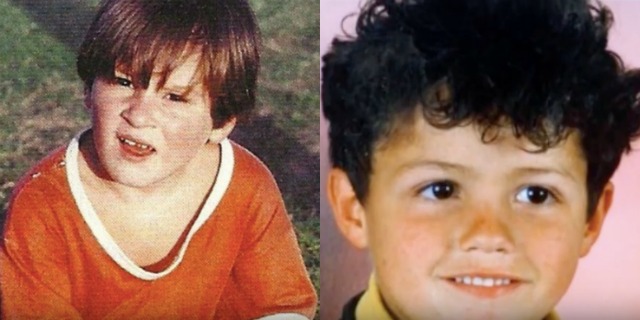 Lionel Messi and Cristiano Ronaldo age 5