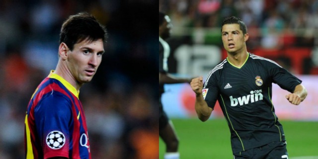 Lionel Messi and Cristiano Ronaldo age 26
