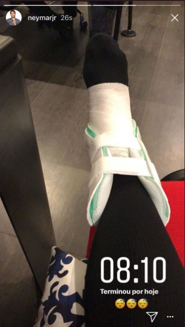Neymar ankle injury return date