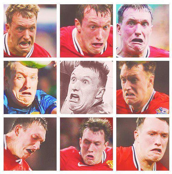 Phil Jones faces