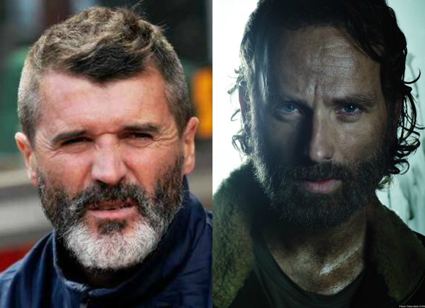 Soccer Players As The Walking Dead Characters: Roy Keane as Rick Grimes