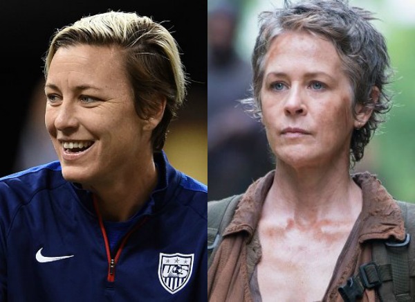Soccer Players As The Walking Dead Characters: Abby Wambach as Carol Peletier