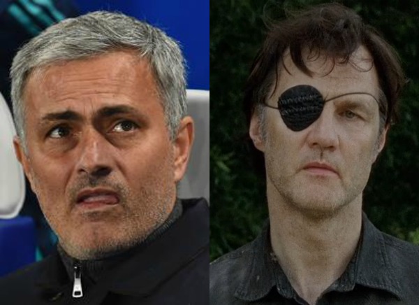 Soccer Players As The Walking Dead Characters: Jose Mourinho as Philip Blake aka the Governor
