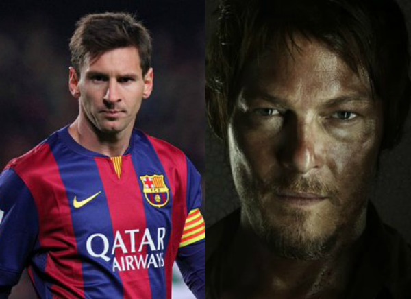 Soccer Players As The Walking Dead Characters: Lionel Messi as Daryl Dixon
