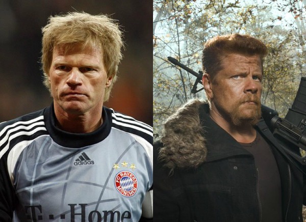 Soccer Players As The Walking Dead Characters: Oliver Kahn as Abraham Ford