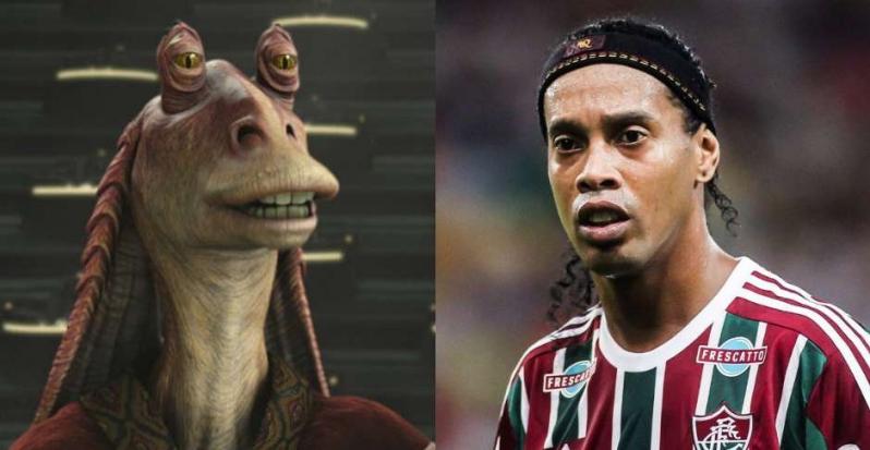 Jar Jar Binks and Ronaldinho
