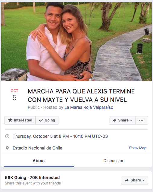 Alexis Facebook March