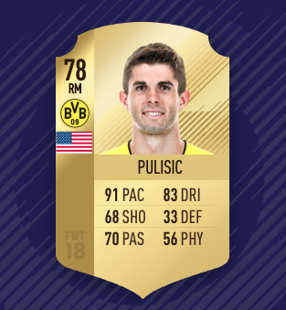Christian Pulisic FIFA Rating And Avatar Are Hideous