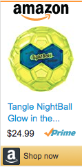 Best Soccer Gifts Online - Tangle NightBall Glow in the Dark Light Up LED Soccer Ball 