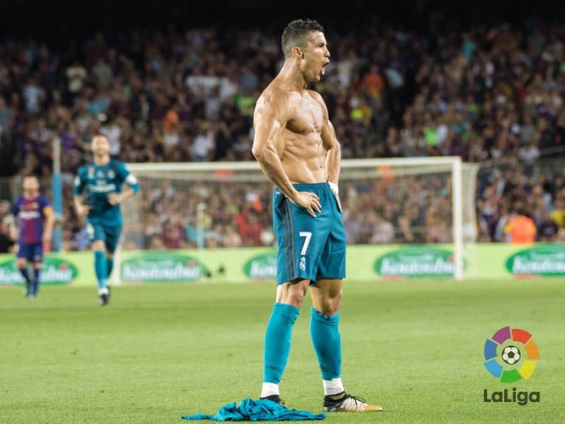 Cristiano Ronaldo goal celebration.