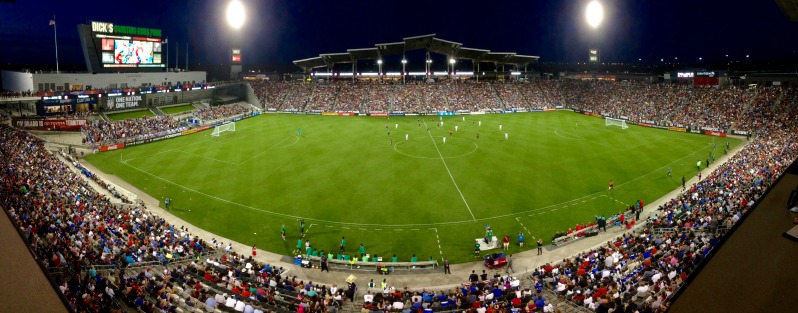Dick's Sporting Goods Park during the USWNT vs Japan matchup