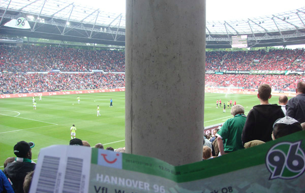 Terrible Football Stadium Seats - Hanover