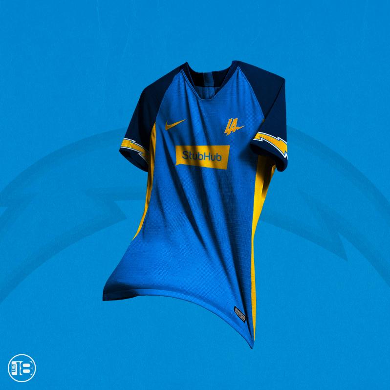 Los Angeles Chargers Soccer Jersey