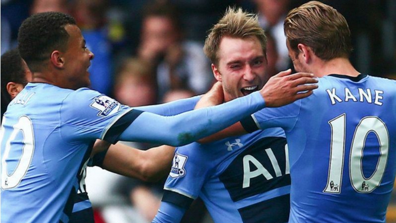 Christen Eriksen Goal for Tottenham 