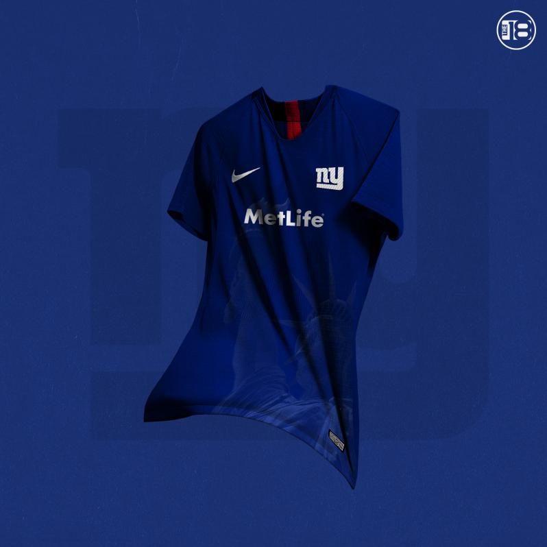 New York Giants soccer jersey