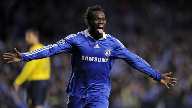 Michael Essien yelling