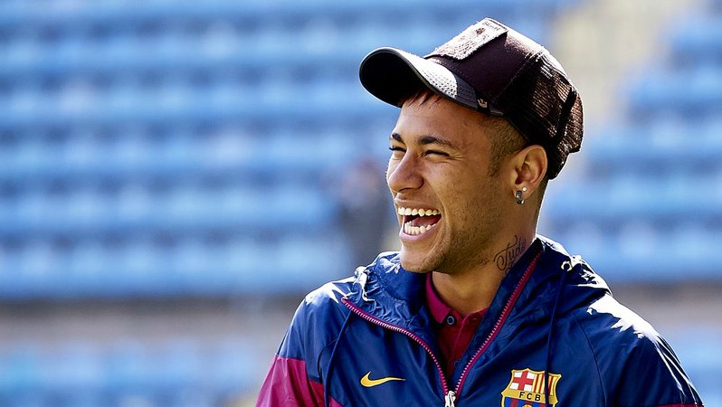 Neymar happy