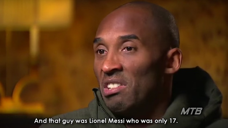 Kobe meeting Messi