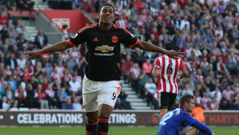 Hernandez is on fire. Martial, pictured here, hasn't been to bad either.
