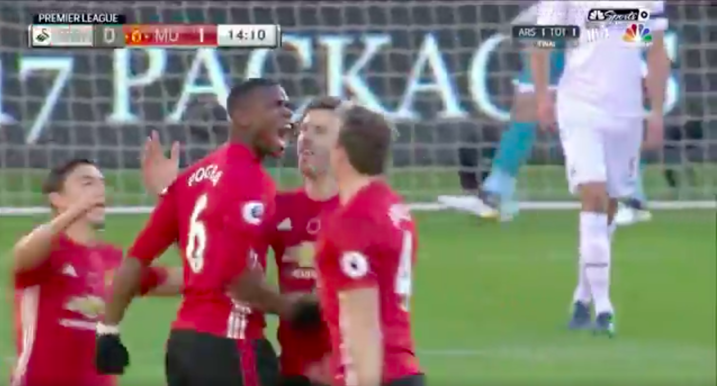 Another Great First-Time Volley From Pogba | The18