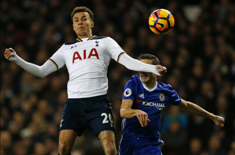 Dele Alli Header Vs Chelsea The18