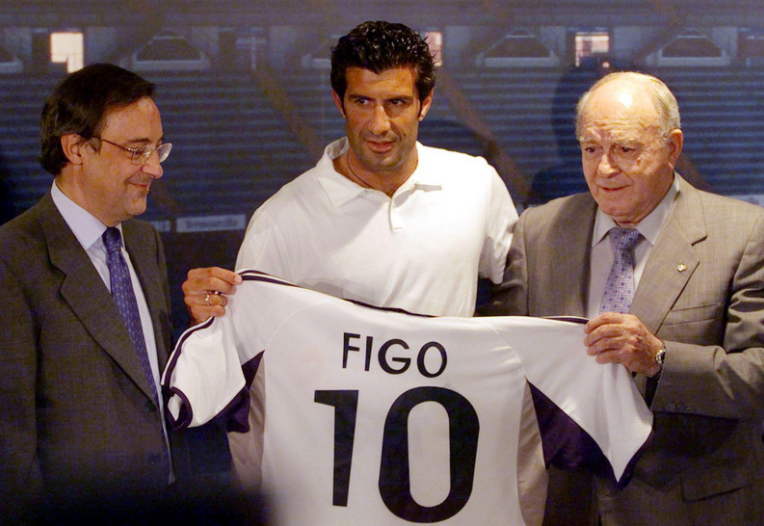 Figo was one of the most controversial transfers in the world of football. 