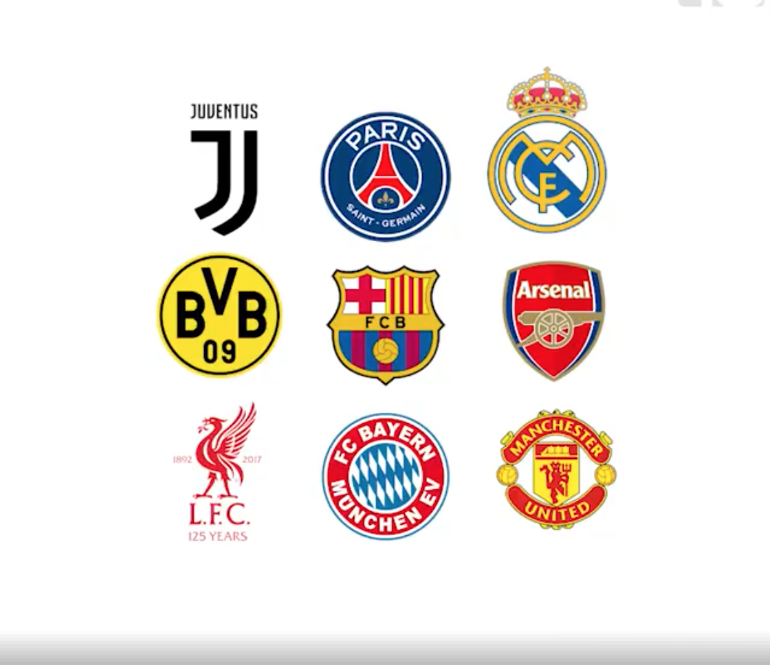 The Evolution Of Top European Clubs Logos