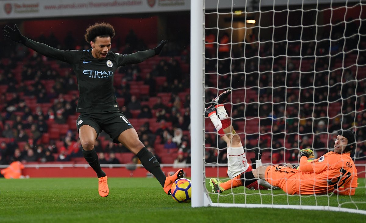 Leroy Sane Goal Vs Arsenal